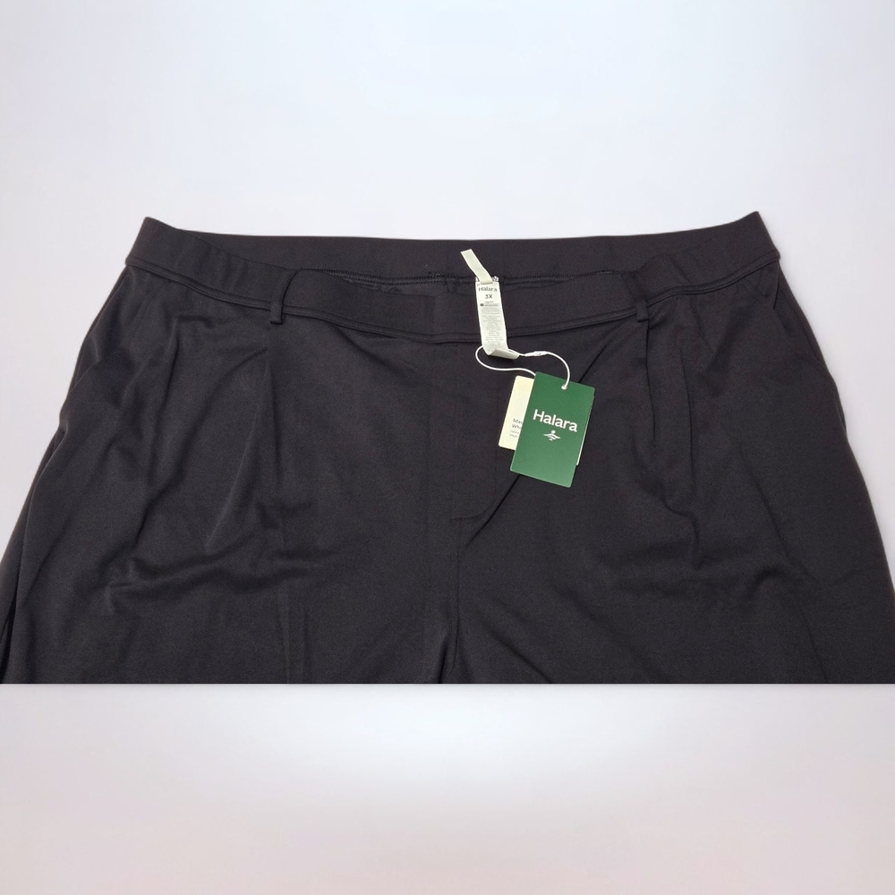 Halara Flex High Waisted Pocket Straight Leg Black Work Pants - Picture 5 of 5